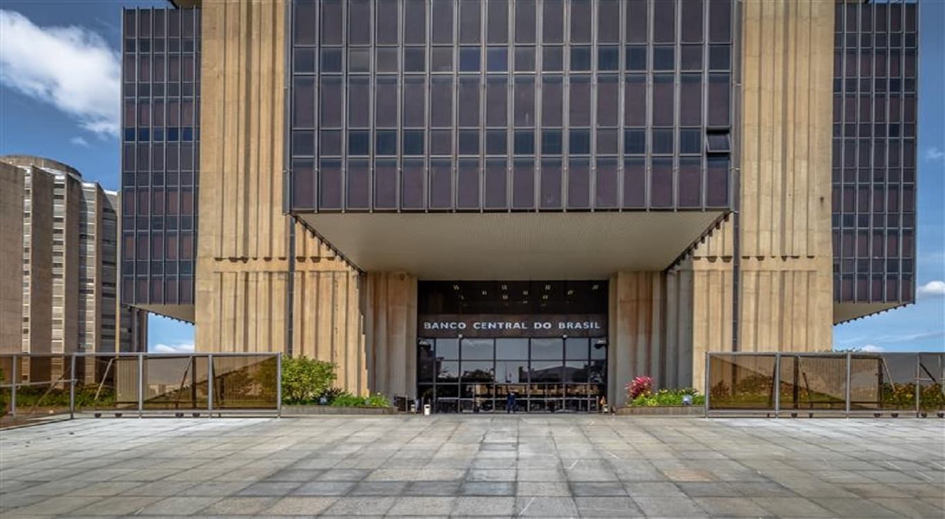 Foto de parte do prédio do Banco Central do Brasil 